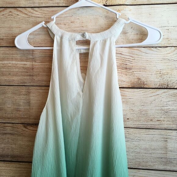 HAYDEN LA CREAM AND GREEN MINI DRESS - Picture 6 of 6